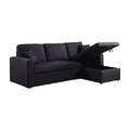 Canapé convertible avec rangement en tissu -  200 x 90 x 85