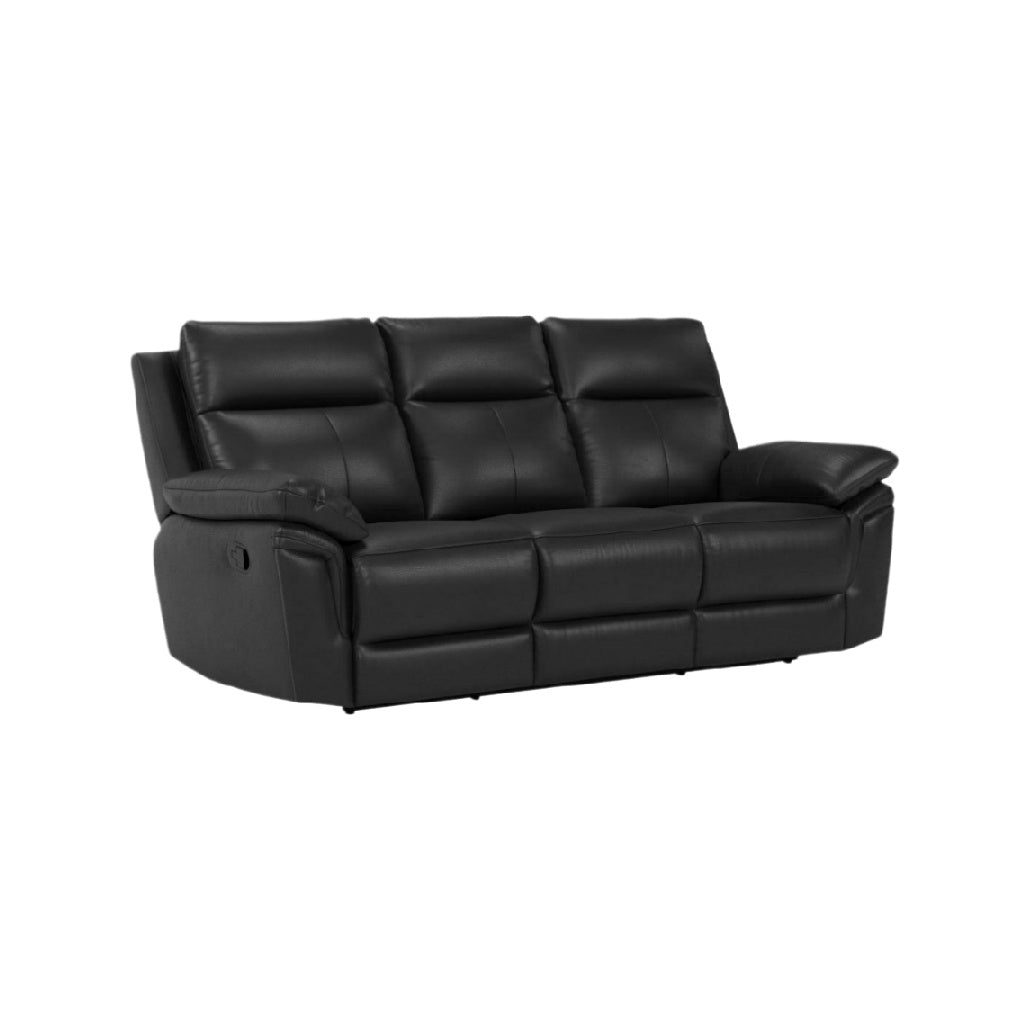 Canapé de style moderne pour salon en cuir synthétique - 200 x 90 x 90
